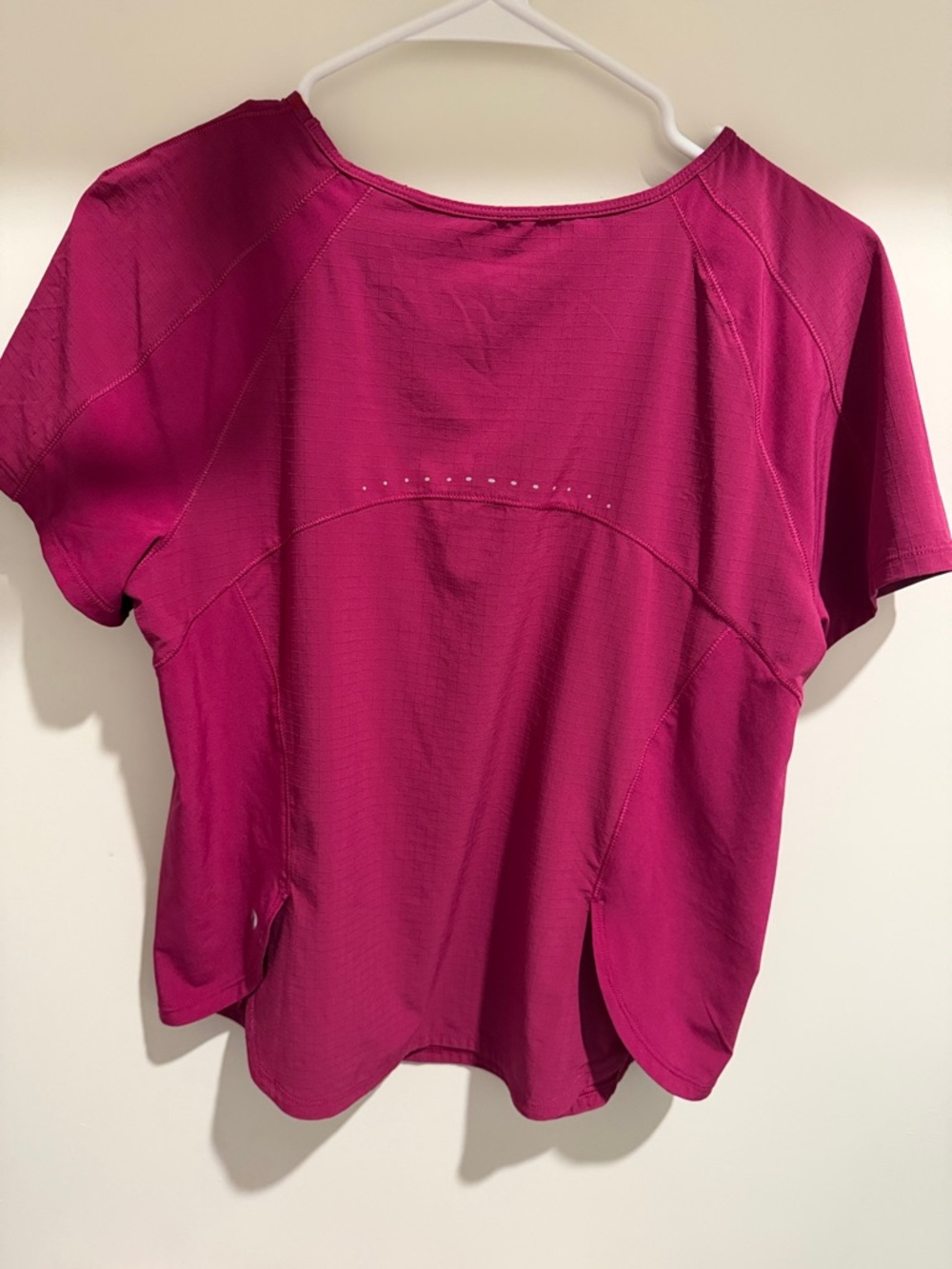 lululemon athletica short sleeve active tee in magenta